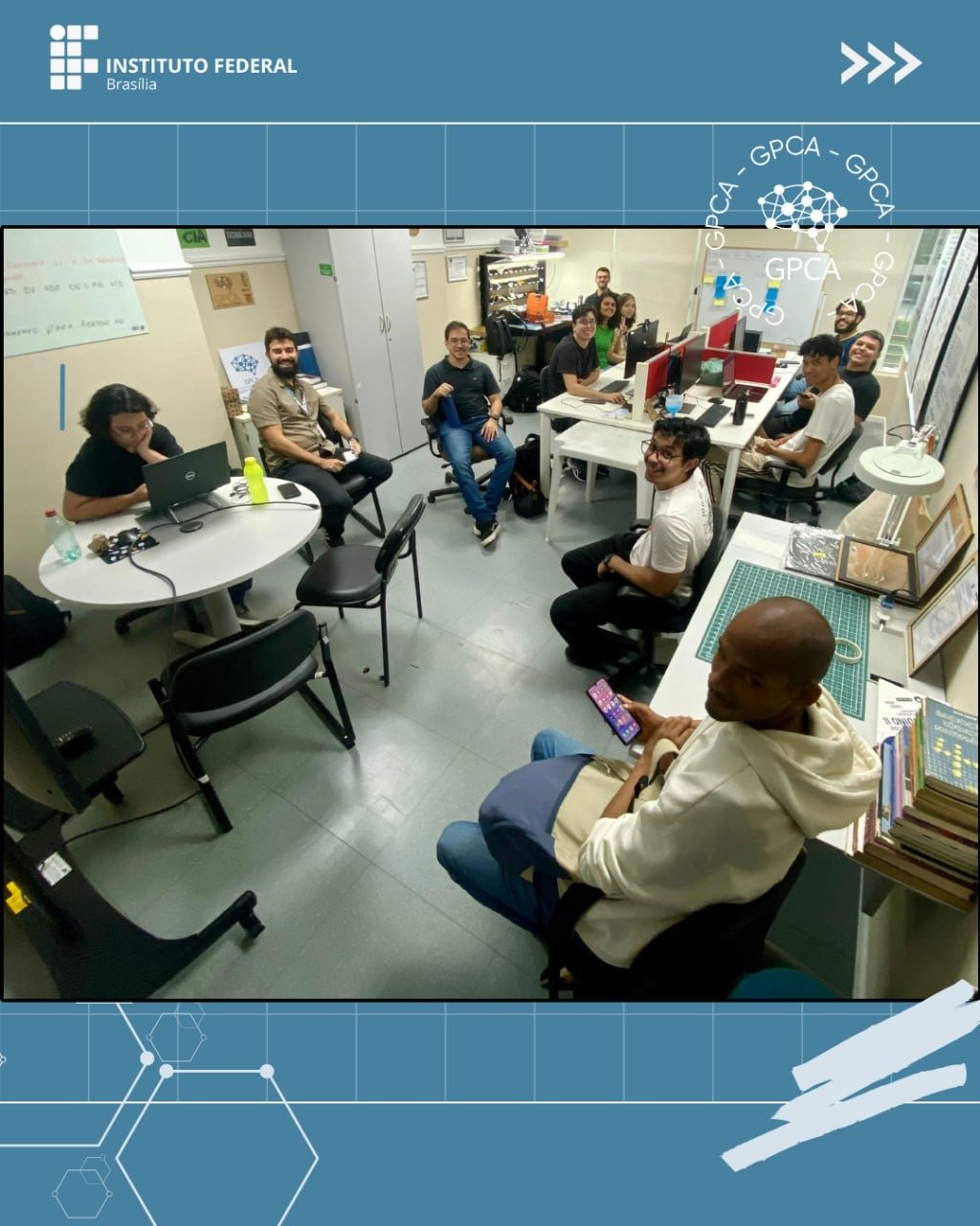 Foto de evento científico com participação do GPCA.